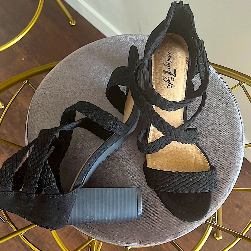 Black heels never worn!